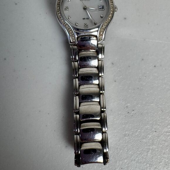 Citizen Eco-Drive Silhouette Sport Womens Watch - EW1670-59D Citizen Eco-Drive EW167059D Silhouette Crystal Ladies Watch Mother of Pearl Dial